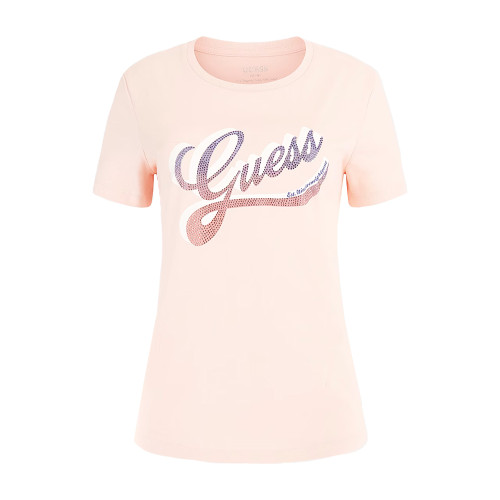 Guess Γυναικεία κοντομάνικη μπλούζα Shaded Logo Tee